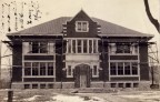 building the new high school 1910